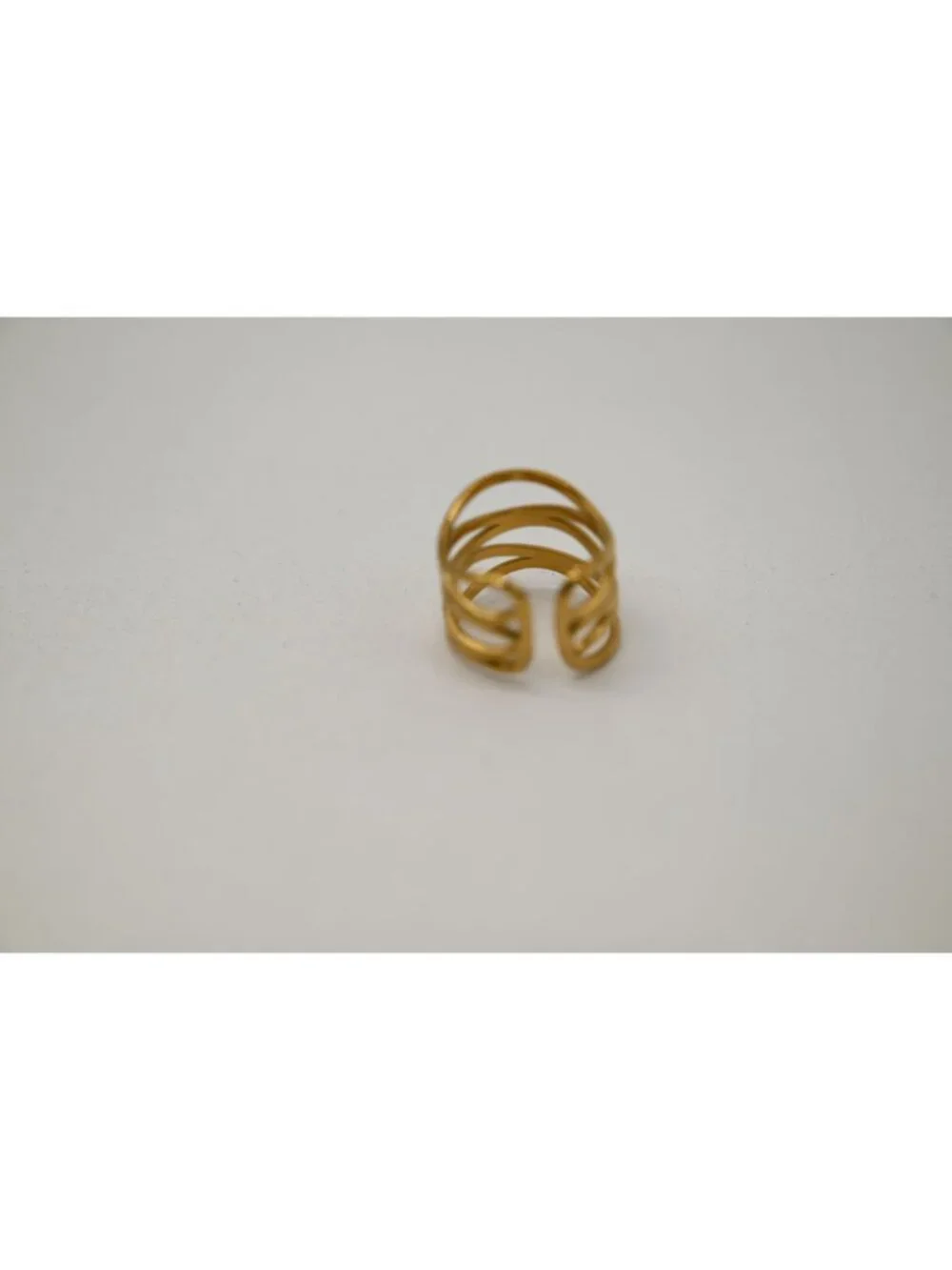 NWOT Josslyn 18K Stainless Steel Tarnish Free Rings Gold Tone Minimalist Jewelry